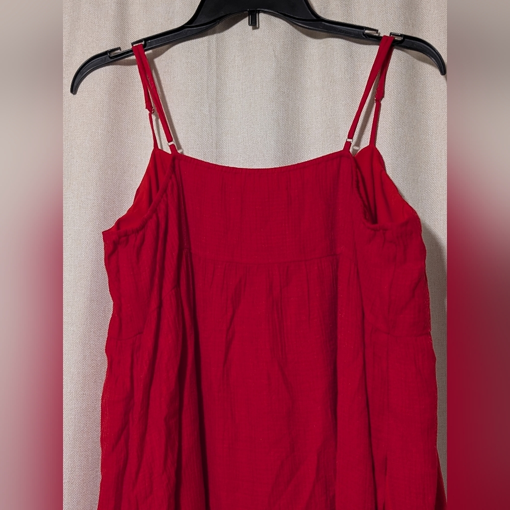 🌷Like New Chelsea28 Elegant Red Tiered Maxi Dress, Size XL - Picture 12 of 15